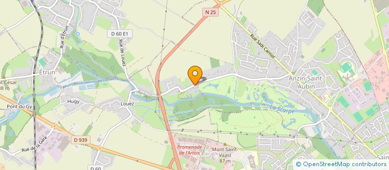 localisation de l'entreprise SCI DES DUNES  ANZIN-SAINT-AUBIN