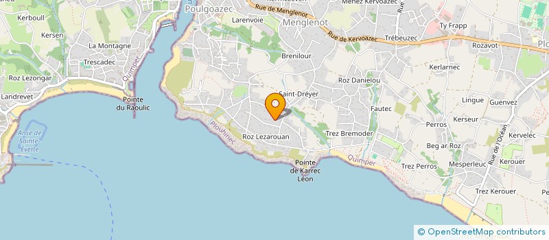 localisation de l'entreprise SCI DES DUNES  PLOUHINEC