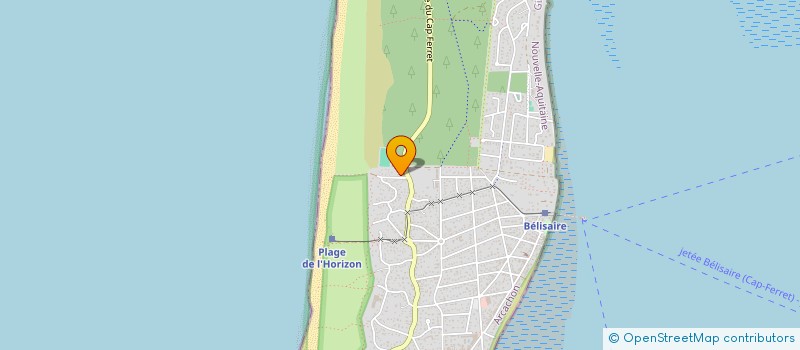 localisation de l'entreprise SCI DES DUNES BLANCHES à LEGE-CAP-FERRET
