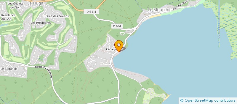 localisation de l'entreprise SCI DES DUNES DE CHARRADIES  LACANAU