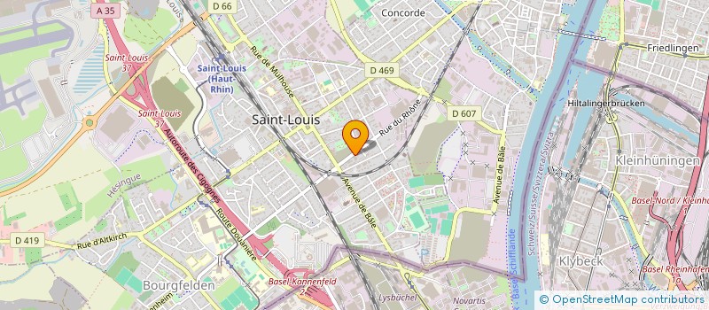 localisation de l'entreprise SCI DES EAUX VIVES 2  SAINT-LOUIS