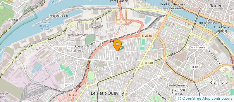 localisation de l'entreprise SCI DES ECAMEAUX à LE PETIT-QUEVILLY