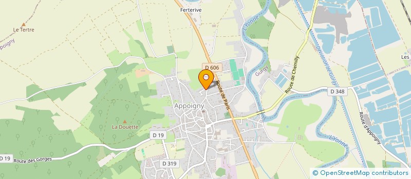 localisation de l'entreprise SCI DES ECHANSONS  APPOIGNY