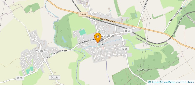 localisation de l'entreprise SCI DES ECOLES  METZERVISSE