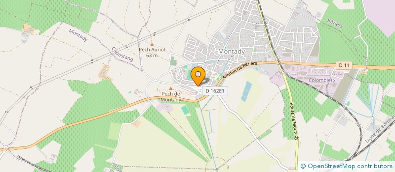 localisation de l'entreprise SCI DES ECOLES  QUARANTE