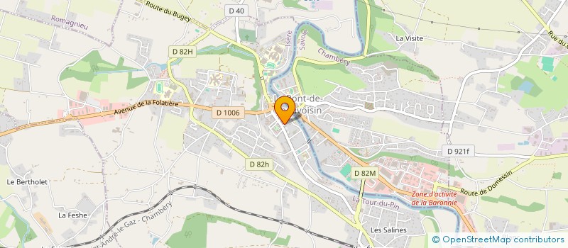 localisation de l'entreprise SCI DES ECOLES  LE PONT-DE-BEAUVOISIN