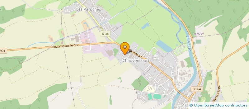 localisation de l'entreprise SCI DES ECOLES  LES PAROCHES