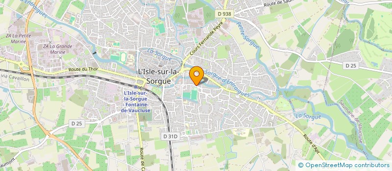 localisation de l'entreprise SCI DES ECOLES  L'ISLE-SUR-LA-SORGUE