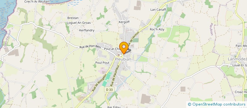 localisation de l'entreprise SCI DES ECOLES  PLEUBIAN