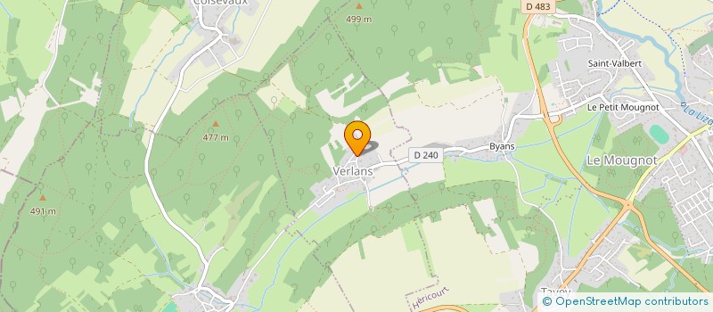 localisation de l'entreprise SCI DES ECOLES  VOUJEAUCOURT