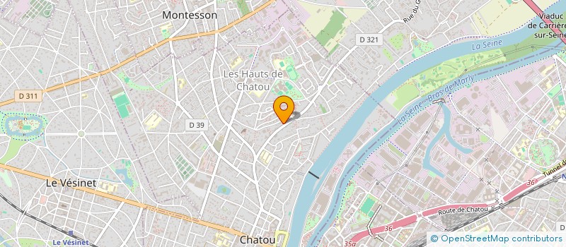 localisation de l'entreprise SCI DES ECOLES  CHATOU