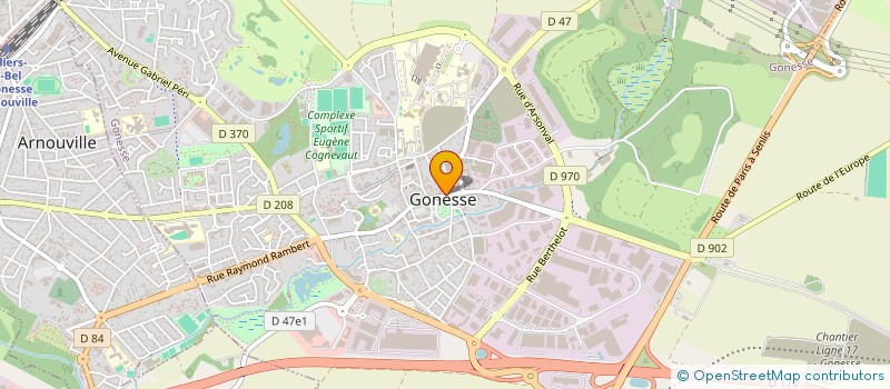 localisation de l'entreprise SCI DES ECOLIERS  LE THILLAY