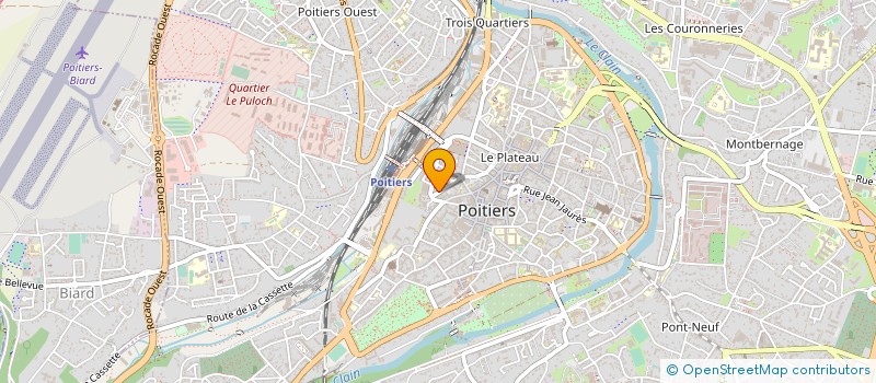localisation de l'entreprise SCI DES ECOSSAIS à POITIERS