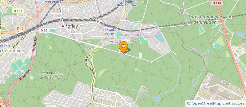 localisation de l'entreprise SCI DES ECREVISSES  VELIZY-VILLACOUBLAY