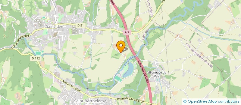 localisation de l'entreprise SCI DES ECRINS  SAINT-UZE