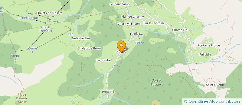 localisation de l'entreprise SCI DES ECUREUILS  ABONDANCE