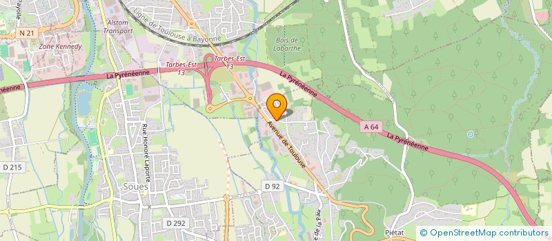 localisation de l'entreprise SCI DES ECUREUILS  BARBAZAN-DEBAT