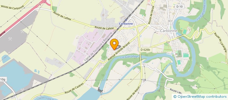 localisation de l'entreprise SCI DES ECUREUILS  CARBONNE