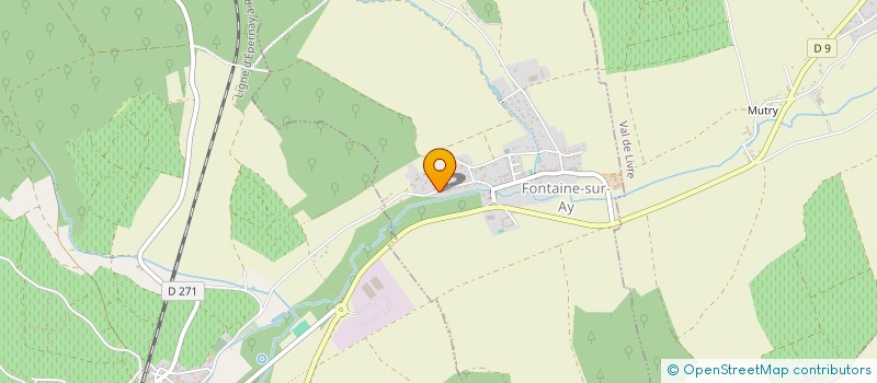 localisation de l'entreprise SCI DES ECUREUILS  FONTAINE-SUR-AY