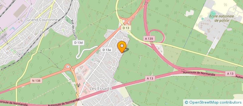 localisation de l'entreprise SCI DES ECUREUILS  GRAND-COURONNE