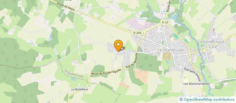 localisation de l'entreprise SCI DES ECUREUILS  LE GRAND-LUCE