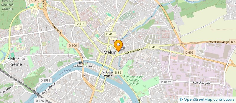 localisation de l'entreprise SCI DES ECUREUILS BLEUS à MELUN