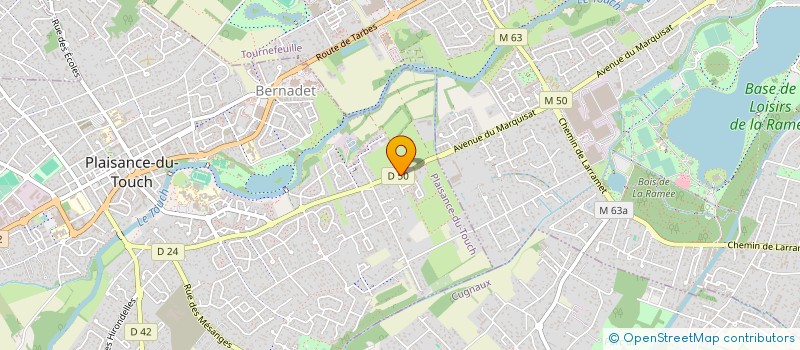 localisation de l'entreprise SCI DES ECURIES  PLAISANCE-DU-TOUCH