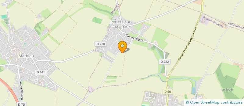 localisation de l'entreprise SCI DES ECURIES  BIEVILLE-BEUVILLE