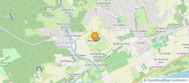 localisation de l'entreprise SCI DES ECURIES DE BEAUVALLON  LUYNES