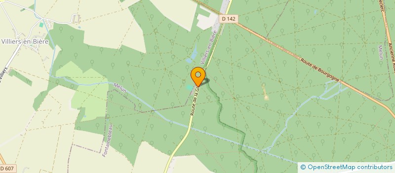 localisation de l'entreprise SCI DES ECURIES DE LA GLANDEE  CHAILLY-EN-BIERE