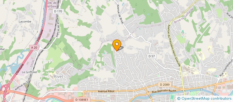 localisation de l'entreprise SCI DES ECURIES DU DOMAINE DE NOVERT  BRIVE-LA-GAILLARDE