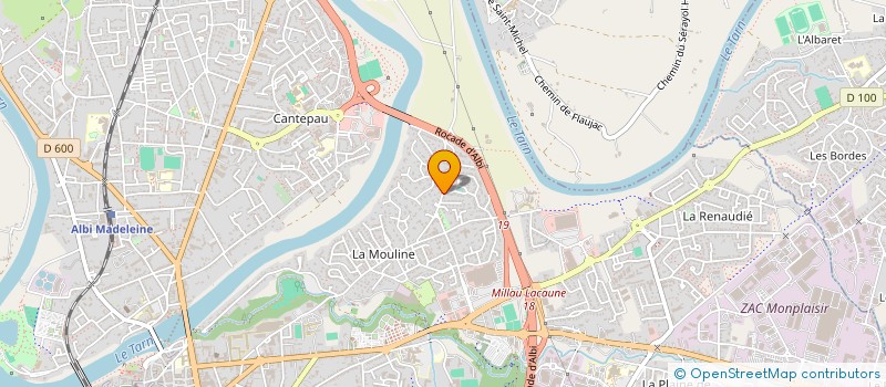 localisation de l'entreprise SCI DES ECURIES DU GO à ALBI