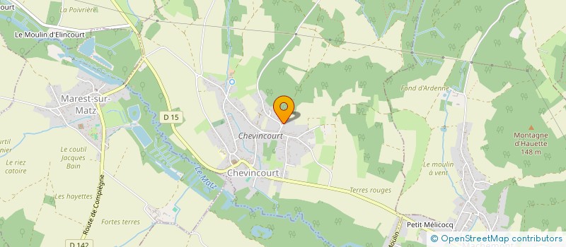 localisation de l'entreprise SCI DES ECURIES DU PLESSIS BRION  LE PLESSIS-BRION