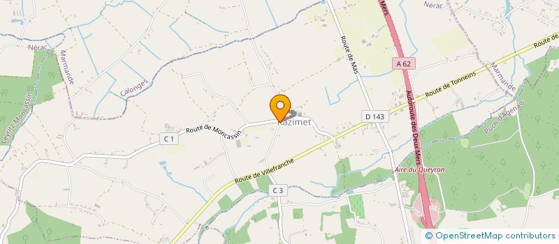 localisation de l'entreprise SCI DES ECURIES ROYALES  RAZIMET