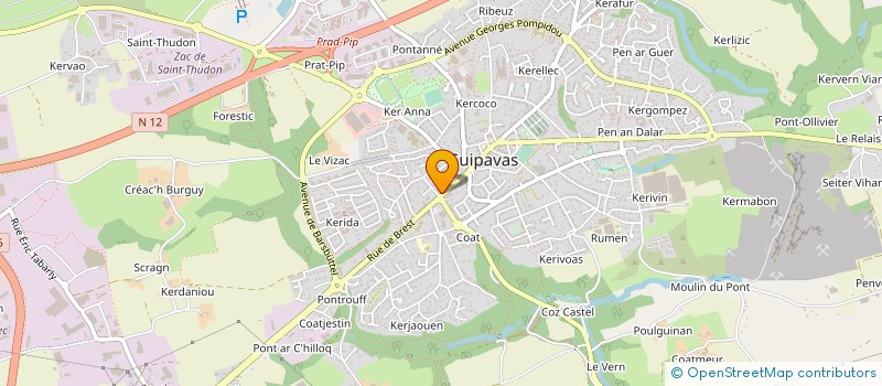 localisation de l'entreprise SCI DES ECUYERS  GUIPAVAS