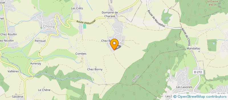 localisation de l'entreprise SCI DES EFFRASSES  CHOISY