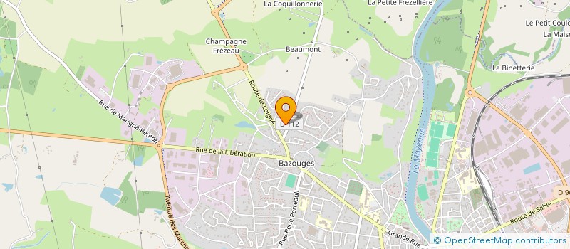 localisation de l'entreprise SCI DES EGLANTIERS  CHATEAU-GONTIER-SUR-MAYENNE