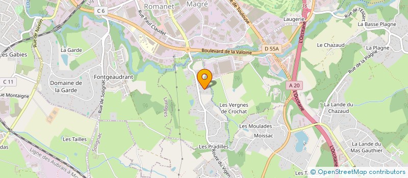 localisation de l'entreprise SCI DES EGLANTINES à ISLE