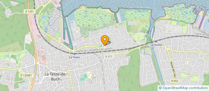 localisation de l'entreprise SCI DES EIDERS à LA TESTE-DE-BUCH