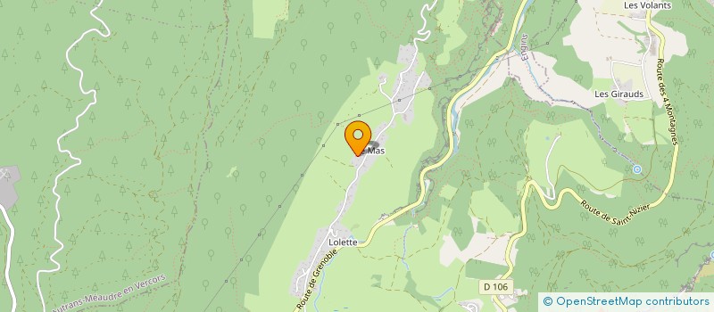 localisation de l'entreprise SCI DES ELFES  LANS-EN-VERCORS