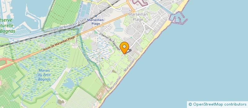 localisation de l'entreprise SCI DES EMBRUNS à MARSEILLAN