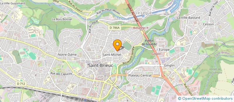 localisation de l'entreprise SCI DES EMBRUNS à SAINT-BRIEUC