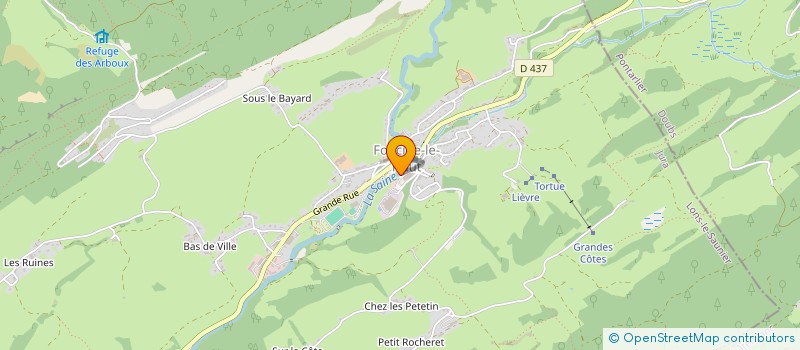 localisation de l'entreprise SCI DES EMBRUNS  FONCINE-LE-HAUT