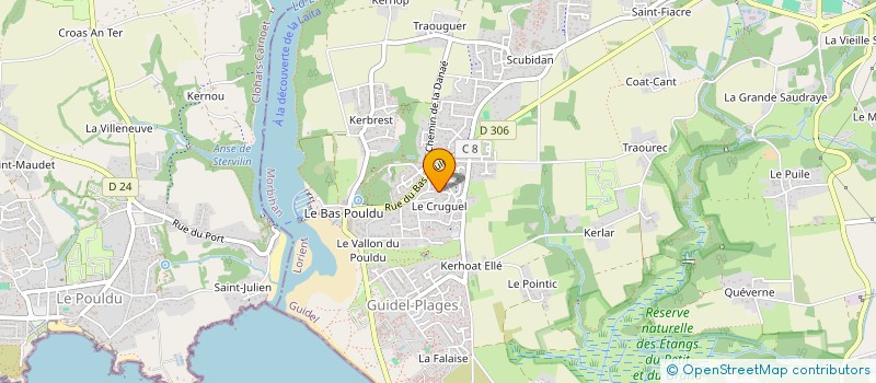 localisation de l'entreprise SCI DES EMBRUNS  GUIDEL