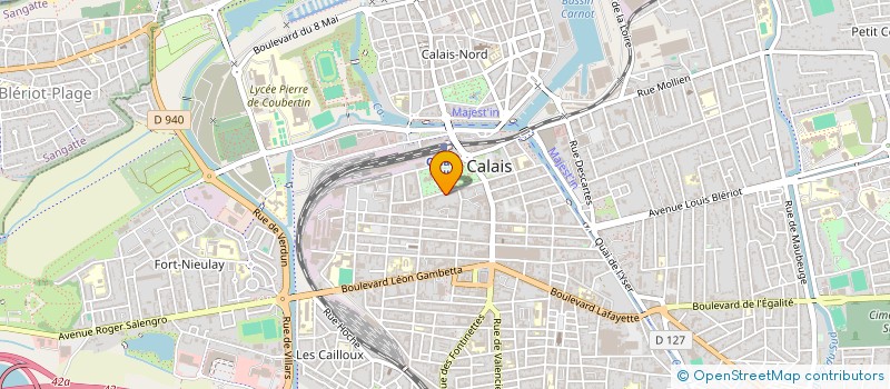 localisation de l'entreprise SCI DES ENFANTS  CALAIS