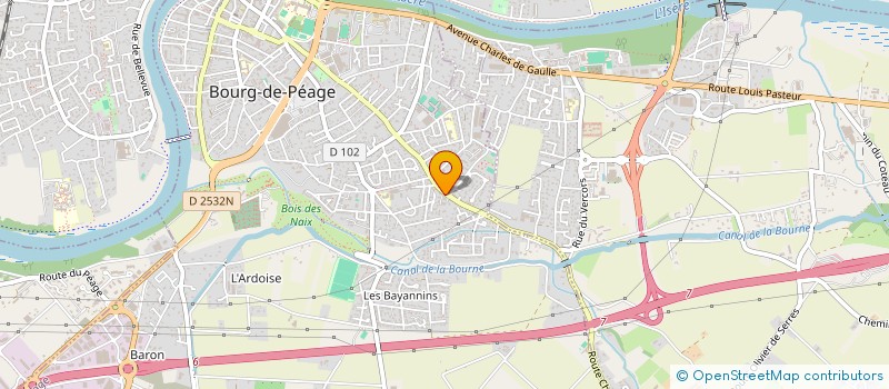 localisation de l'entreprise SCI DES ENFANTS  BOURG-DE-PEAGE