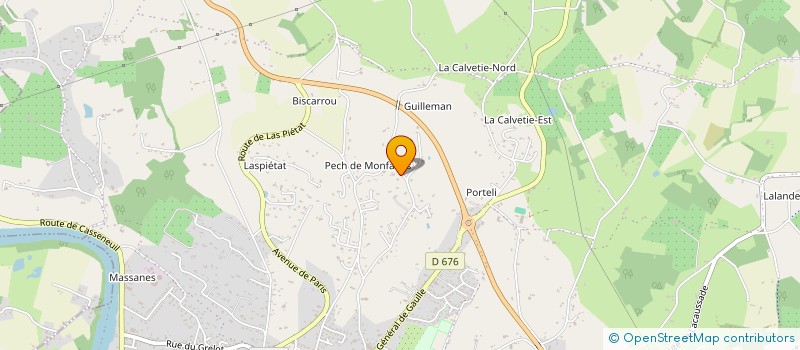 localisation de l'entreprise SCI DES ENFANTS CHANIE  VILLENEUVE SUR LOT