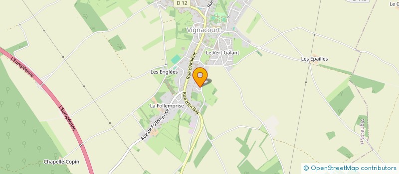 localisation de l'entreprise SCI DES ENFANTS DES PRES  VIGNACOURT