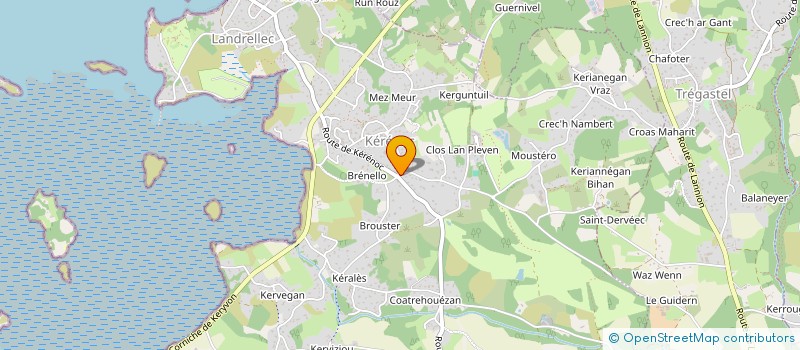 localisation de l'entreprise SCI DES ENFANTS SCHONFELD  PLEUMEUR-BODOU