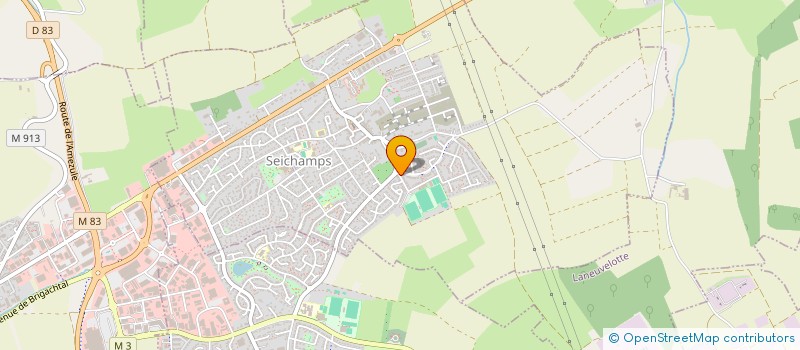 localisation de l'entreprise SCI DES ENSANGES à SEICHAMPS